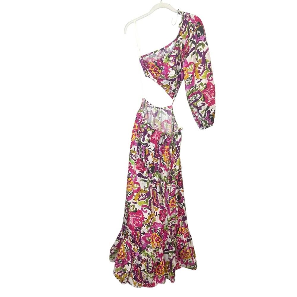 NWT Misa Mahika Dress in Flora Splash Multicolor Flowers sz L Cottage Fairy $470 - Picture 4 of 5